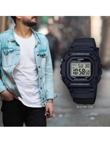 Reloj CASIO digital caballero W-218h-1av CASIO watch men