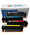 4 Toner Compatibles HP W2410A, W2411A, W2412A, W2413A 216A (CON CHIP) Color LasertJet Pro M155, M182, M183