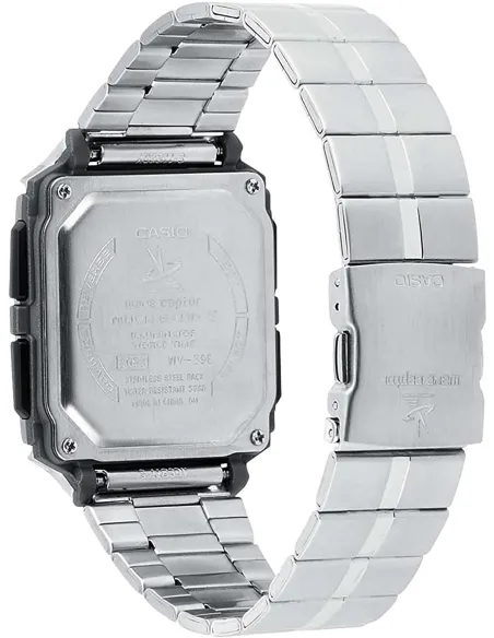 Reloj digital WV-59RD-1AEF Casio Wave Receptor correa de acero