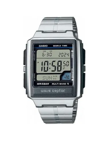 Reloj digital WV-59RD-1AEF Casio Wave Receptor correa de acero