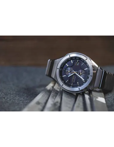Reloj hombre ultra-ligero Citizen Super Titanium Armor CA7058-55E 44mm Eco-drive Cristal de Zafiro Taquímetro