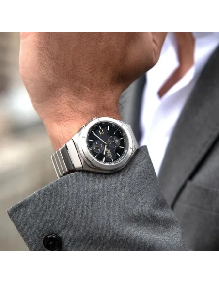 Reloj hombre ultra-ligero Citizen Super Titanium Armor CA7058-55E 44mm Eco-drive Cristal de Zafiro Taquímetro