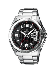 Reloj Casio EDIFICE CLASSIC EF-129d-1AV COLLECTION 100m water resist correa de acero  44.8mm