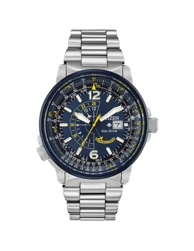 Reloj aviador hombre Citizen Promaster Nighthawk Blue Angels BJ7006-56L dial azul 42mm Eco-Drive