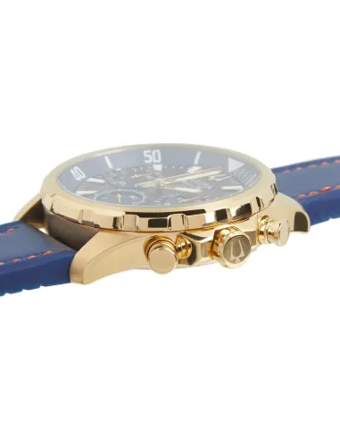 Reloj hombre Bulova Marine Star 97B168 Cuarzo 43mm correa de cuero 100m WR