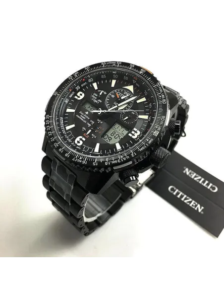 Reloj hombre Aviador Radiocontrol Citizen Promaster SkyHawk JY8075-51E 45mm Alarma Baño de Iones cristal de Zafiro 200m