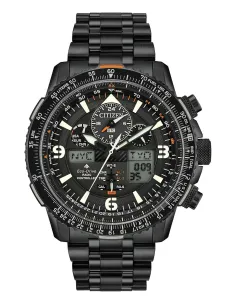 Reloj hombre Aviador Radiocontrol Citizen Promaster SkyHawk JY8075-51E 45mm Alarma Baño de Iones cristal de Zafiro 200m