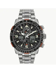 Reloj Aviador Titanio Radiocontrol Citizen Promaster Skyhawk JY8108-53E 45mm Hora Atómica cristal de zafiro