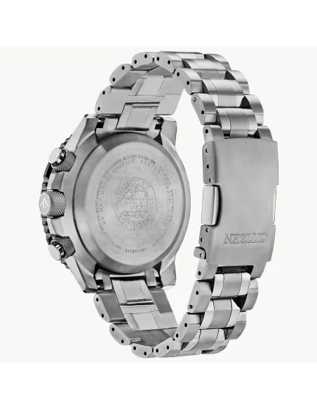 Reloj Aviador Titanio Radiocontrol Citizen Promaster Skyhawk JY8108-53E 45mm Hora Atómica cristal de zafiro