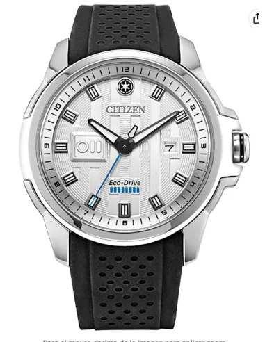 Reloj hombre Citizen Star Wars Stormtrooper AW1650-04W 44mm Ecodrive correa de poliuretano 100m