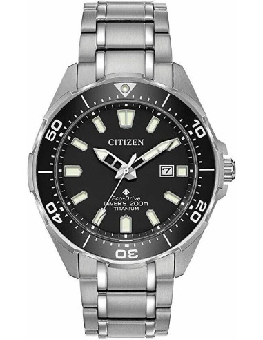 Reloj de buceo hombre Citizen Promaster Super Titanium BN0200-56E dial negro 44mm