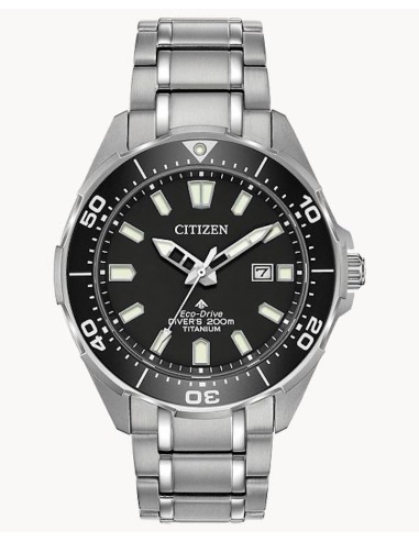 Reloj de buceo hombre Citizen Promaster Super Titanium BN0200-56E dial negro 44mm