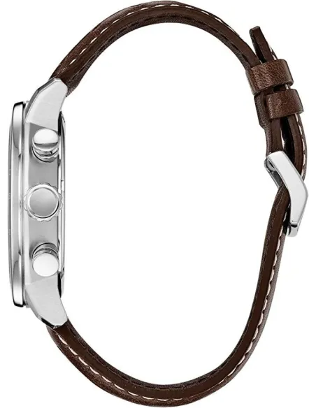 Reloj hombre Citizen Ecodrive Brycen CA0649-06X dial beige 44mm correa de cuero 100m WR