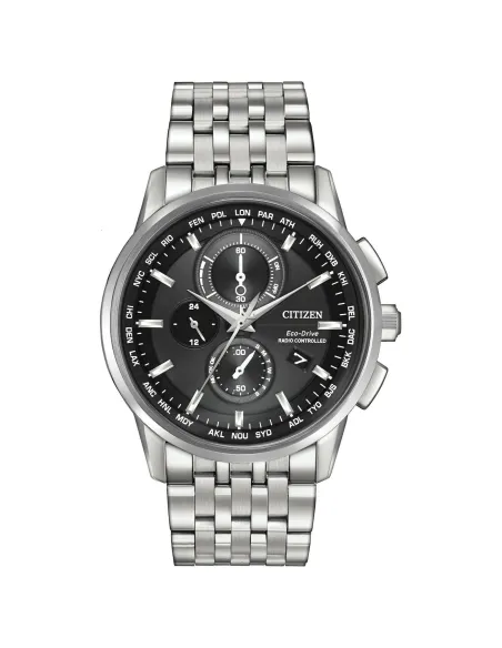 reloj hombre Radiocontrol Citizen AT8110-53E A-T dial negro 43mm Calendario Perpetuo Cristal de Zafiro