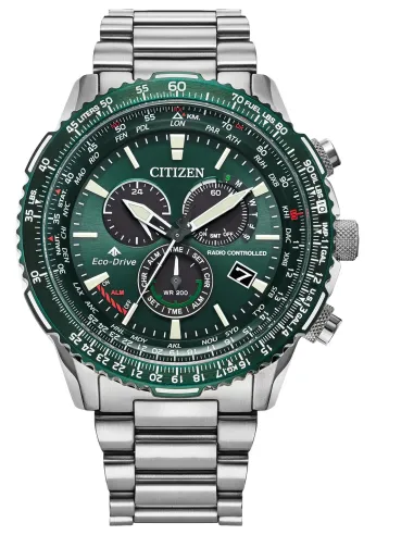 Citizen CB5004-59W Eco-Drive PCAT Promaster Radio Controlled dial verde 45,9mm Hora Atómica
