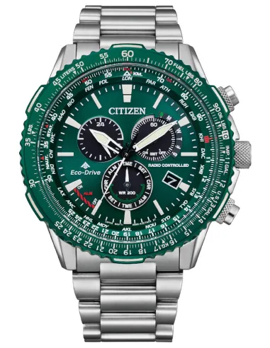 Citizen CB5004-59W Eco-Drive PCAT Promaster Radio Controlled dial verde 45,9mm Hora Atómica