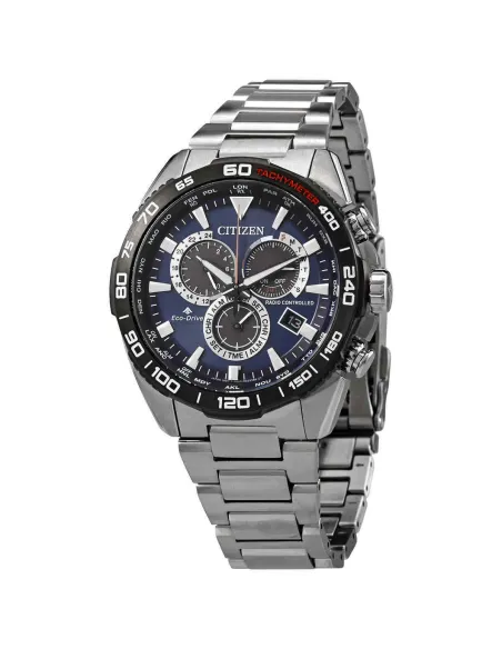 reloj Aviador Radiocontrol hombre Citizen Promaster Perpetual CB5034-58L Hora Atómica 45mm Cristal de Zafiro