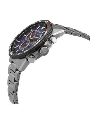 reloj Aviador Radiocontrol hombre Citizen Promaster Perpetual CB5034-58L Hora Atómica 45mm Cristal de Zafiro