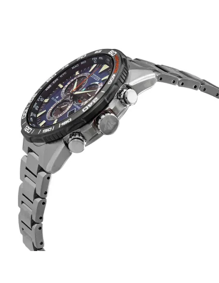 reloj Aviador Radiocontrol hombre Citizen Promaster Perpetual CB5034-58L Hora Atómica 45mm Cristal de Zafiro