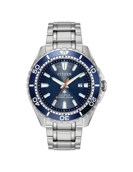Reloj de buceo hombre Citizen Ecodrive Promaster BN0191-55L dial azul 45mm correa de acero 200m WR