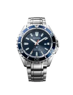 Reloj de buceo hombre Citizen Ecodrive Promaster BN0191-55L dial azul 45mm correa de acero 200m WR