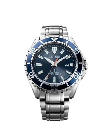Reloj de buceo hombre Citizen Ecodrive Promaster BN0191-55L dial azul 45mm correa de acero 200m WR