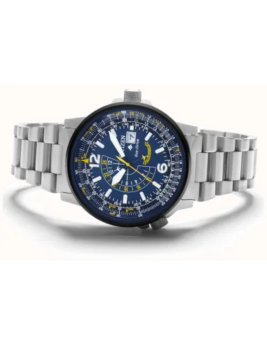 Reloj aviador hombre Citizen Promaster Nighthawk Blue Angels BJ7006-56L dial azul 42mm Eco-Drive