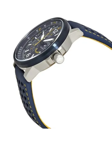 Reloj Aviador hombre Citizen Promaster Nighthawk Blue Angels BJ7007-02L dial azul 42mm correa de cuero 200m