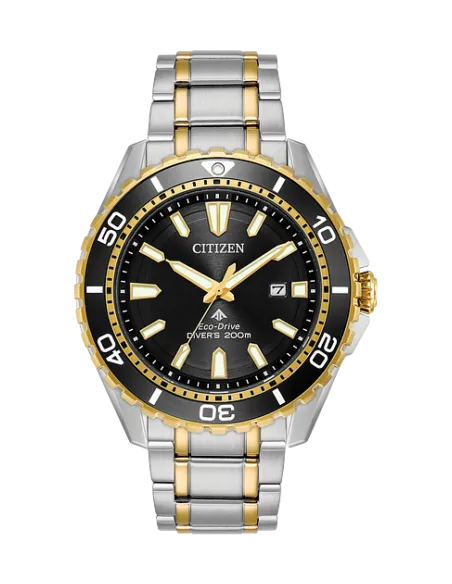Reloj deportivo hombre Citizen Ecodrive Promaster Marine Drive BN0194-57E ST 44.5mm dial negro
