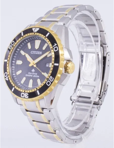 Reloj deportivo hombre Citizen Ecodrive Promaster Marine Drive BN0194-57E ST 44.5mm dial negro