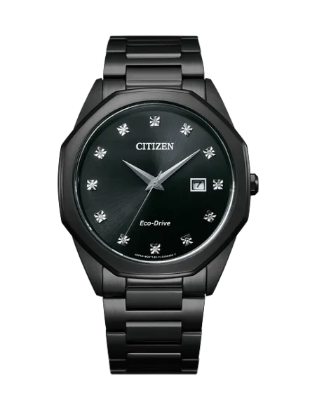 Reloj hombre Citizen Eco-drive Corso Black BM7495-59G 41mm dial negro Cristal de Zafiro 100m