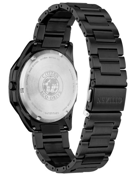 Reloj hombre Citizen Eco-drive Corso Black BM7495-59G 41mm dial negro Cristal de Zafiro 100m