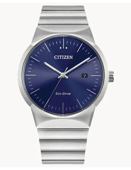 Reloj hombre Citizen Eco-drive Axiom Blue BM7580-51L 40mm dial azul correa de acero movimiento Eco-drive