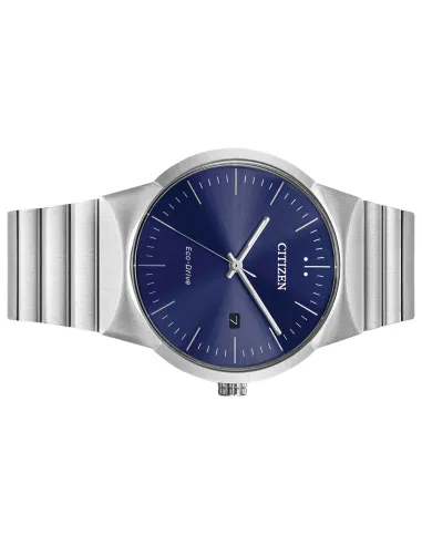 Reloj hombre Citizen Eco-drive Axiom Blue BM7580-51L 40mm dial azul correa de acero movimiento Eco-drive