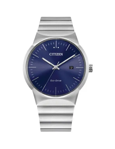 Reloj hombre Citizen Eco-drive Axiom Blue BM7580-51L 40mm dial azul correa de acero movimiento Eco-drive