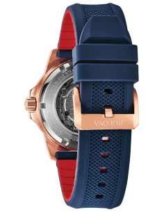 Reloj automático hombre Bulova Marine Star 98A227 44mm 200m WR correa de goma 2