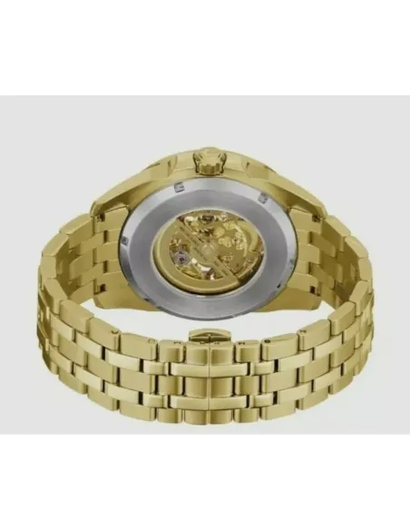 Reloj automático hombre Bulova Sutton 97A162 42mm Cristal de Zafiro PVD Dorado correa de acero 100m WR