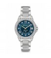 reloj mujer Bulova Marine Star 96R215 32mm dial azul Cristal de Zafiro 100m WR correa de acero