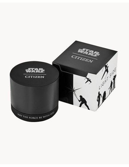 Reloj hombre aviador Citizen Star Wars Rebel Pilot CA0761-06W 44mm dial negro correa de cuero 100m