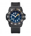 Reloj Luminox para hombre Fundación Navy Seal xs.3503.NSF Reloj de cuarzo de 45mm de brillo constante con esfera azul