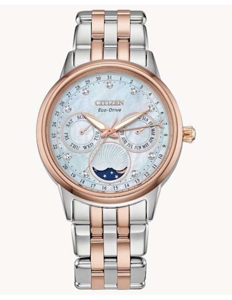 reloj mujer Citizen CalendrierFD0006-56D37mm Chronograph Diamond Eco-Drive