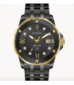 reloj hombre Bulova Marine Star 98D176 45mm Diamond Negro Baño de Iones PVD Cuarzo 100m