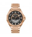 reloj hombre Bulova Preciosionist Diamonds 97D129 47mm Cristal de Zafiro Cuarzo 100m