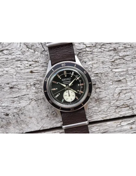 reloj automático hombre Seiko Presage SSA451J1 40.8mm Style 60's correa de cuero 50m