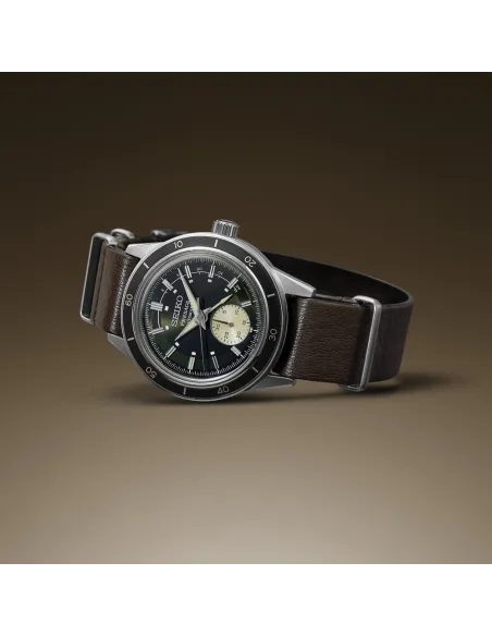 reloj automático hombre Seiko Presage SSA451J1 40.8mm Style 60's correa de cuero 50m