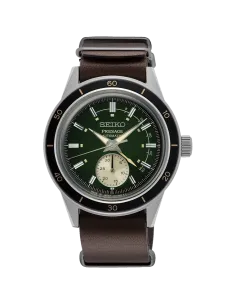 reloj automático hombre Seiko Presage SSA451J1 40.8mm Style 60's correa de cuero 50m