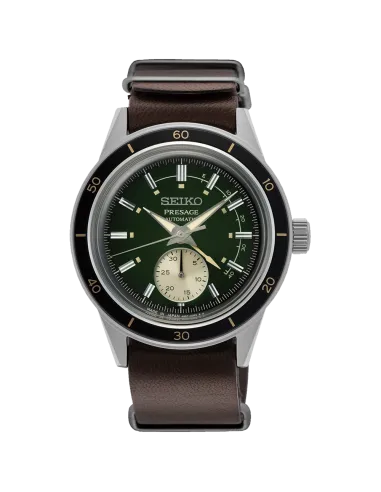 reloj automático hombre Seiko Presage SSA451J1 40.8mm Style 60's correa de cuero 50m