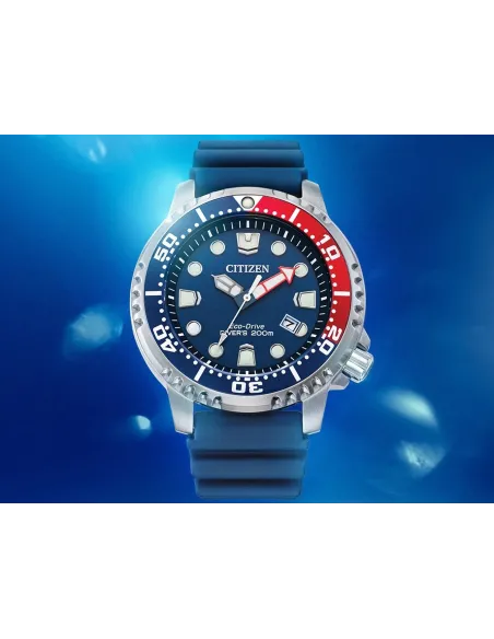 Reloj de buceo hombre Citizen Ecodrive Promaster BN0168-06L 44mm 200m WR