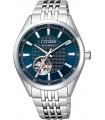 reloj automático hombre Citizen Classic NH9110-81L JDM 40mm dial azul cristal de Zafiro 100m