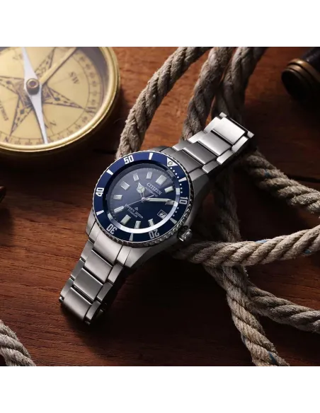 reloj buceo automático hombre Citizen Promaster Super-Titanium NB6021-68L 41mm Cristal de Zafiro